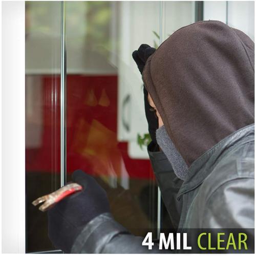 BDF S4MC Window Film Security and Safety 4 Mil Clear - 24in X 23ft