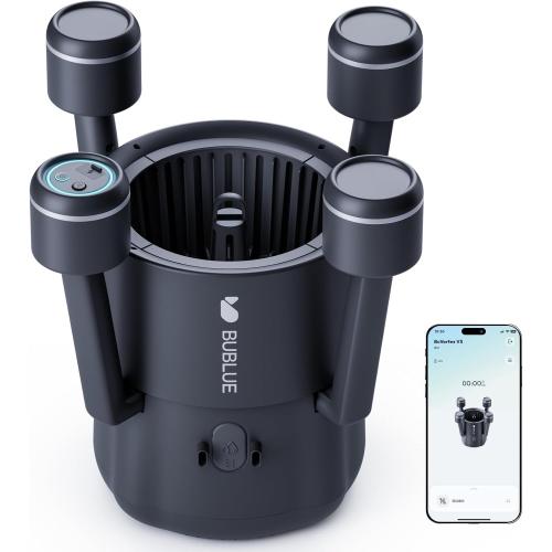 (2026 Upgrade) BUBLUE BuVortex V5 Pool Skimmer Robot,Pool Surface Skimmer Robot with App Control,5L Filter,Dual Cleaning Modes,AI Navigation,Ideal for In-Ground & Above-Ground Pools,Dark Gray‼️has couple of scratches on the product ‼️USED‼️