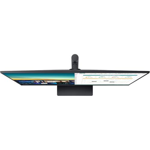 Black SAMSUNG M5 Series 32-Inch FHD 1080p Smart Monitor & Streaming TV (Tuner-Free), Netflix, HBO, Prime Video, & More, Apple Airplay, Height Adjustable Stand, Built-in Speakers (LS32AM502HNXZA)