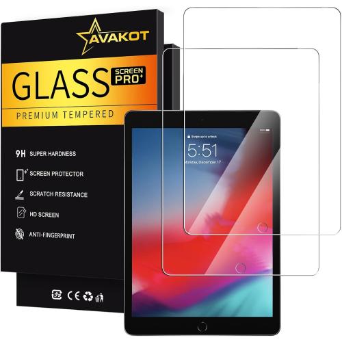 2 Pack Tempered Glass Screen Protector for iPad Air 3 & Pro 10.5
