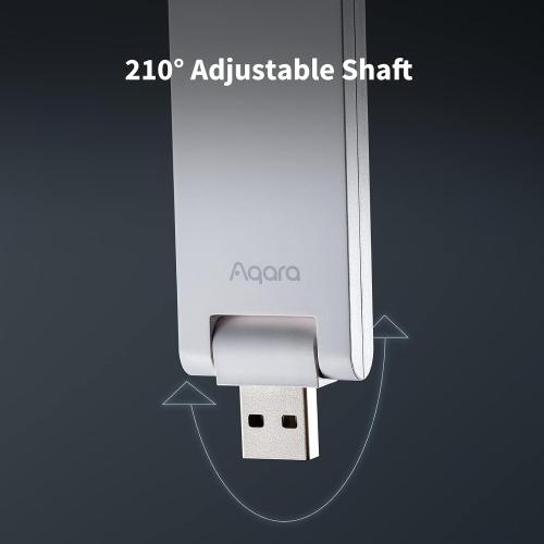 Aqara Smart Hub E1 for Home Automation, 2.4 GHz Wi-Fi Required, Features Aqara Zigbee (Not Third-Party), Powered by USB-A, Small Size, Supports HomeKit, Alexa, Google Assistant, IFTTT