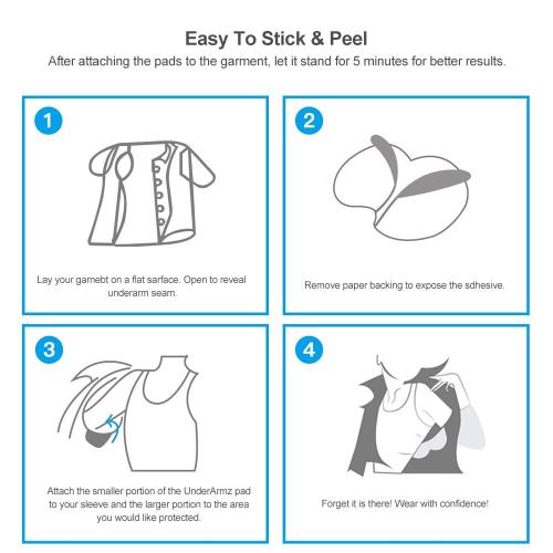 Underarm Sweat Pads, Armpit Sweat Pads for Women and Men 【100 Packs】,Premium Sweat Shield Fight Hyperhidrosis,Disposable Underarm Pads for Sweating Women,Comfortable Unflavored, Non Visible