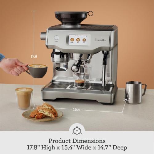 Breville BES990BTR Oracle Touch Espresso Machine, Black Truffle