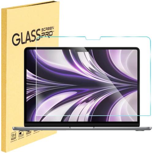 Tempered Glass Screen Protector for 2026-2022 MacBook Air M5 M4 M3 M2 13.6 (A3449 A3240 A3113 A2681), MacBook Air 13 M5 M4 M3 M2 Chip Screen Protector [9H Hardness] [No bubbles] [Anti Fingerprint]