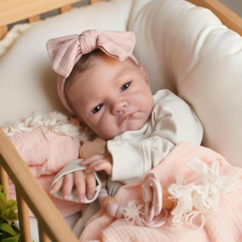 WOOROY Realistic Reborn Baby Dolls - 20 Inch Lifelike Newborn Baby Doll Girl Real Life Baby Dolls with Weighted Soft Body Gift Toy for Kids Age 3
