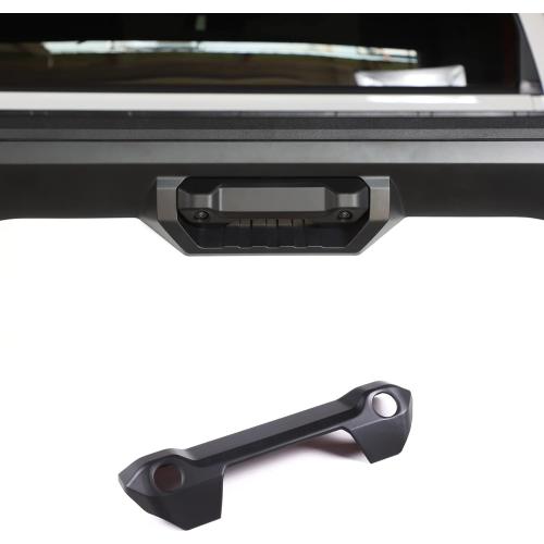 Aunginsy Tailgate Handle Trim Cover Compatible with Toyota Tundra 2022-2025 Car Rear Trunk Door Tailgate Handle Tail Gate Liftgate Scratch Protector Decorative Cover ABS Exterior Accessories(2 Holes)