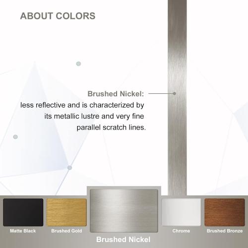 ANDY STAR Brushed Nickel Octagon Bathroom Mirror, 22x30 Inch Stainless Steel Metal Frame, Anti-Rust, Shatterproof HD Glass, Wall Mounted for Bathroom, Bedroom, Living Room