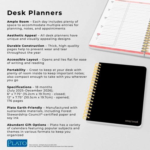 Black Solid planner