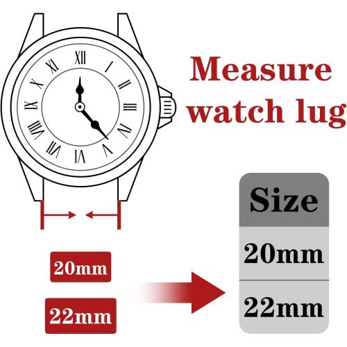 Watch Bands 20mm 22mm Quick Release Watch Strap, Stainless Steel Mesh Replacement Strap for Women Men