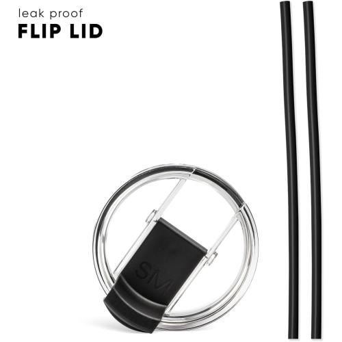 Simple Modern Travel Coffee Mug Tumbler with Flip Lid | Reusable Insulated Stainless Steel Cold Brew Iced Coffee Cup Thermos | Gifts for Women Men Him Her | Voyager Collection | 12oz | Almond Birch