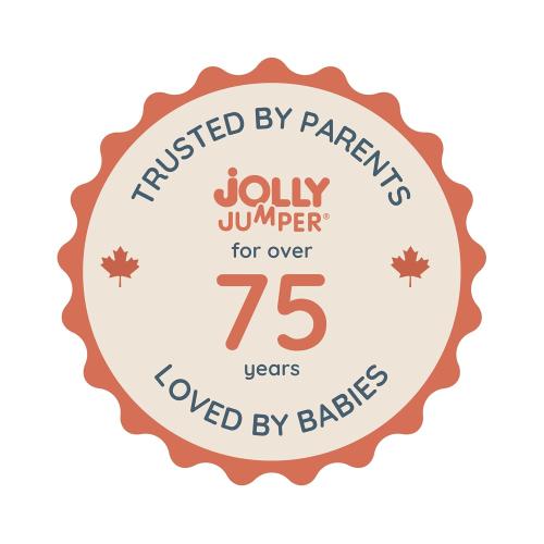 Jolly Jumper Classic (Black) with Stand - Original Baby Jumper, Indoor and Outdoor Exercise Saddle Seat, Adjustable Height, for Infants up to 28lbs