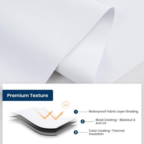 Color White 100% Blackout Roller Shades Cordless Blinds for Indoor Windows,Free-Stop Window Shades Pull Down,Thermal Insulated Fabric UV Protection,Blackout Window Guard Blinds for Home,Office,White,48 W x 72 H