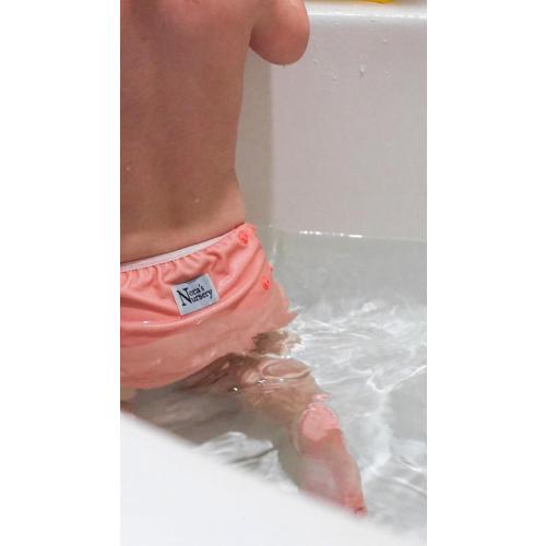 Nora's Nursery Reusable Swim Diapers and Wet Bag - One Size Fully Adjustable - Harlow Swim 3 Pack with Wet Bag