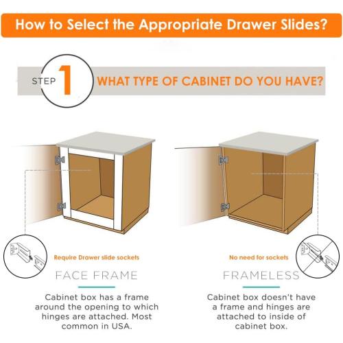 10 Pairs | Soft Close Drawer Slides 22 inch, HBL’ Heavy Duty Cabinet Drawer Slides Replacement - Ball Bearing Full Extension, 200 LB Capacity, Made of Cold-Rolled Steel, Rust-Resistant & Long-Lasting.