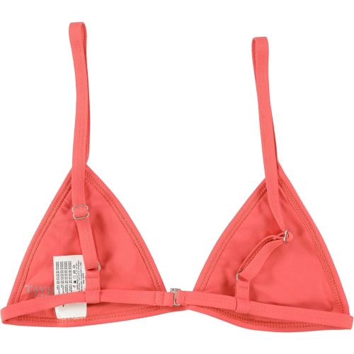 Tavik Womens Jett Triangle Bikini Swim Top, Orange, Large