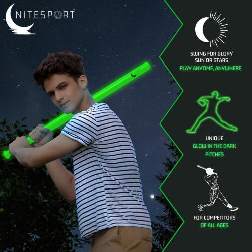 Glow in The Dark Plastic Baseball Bat