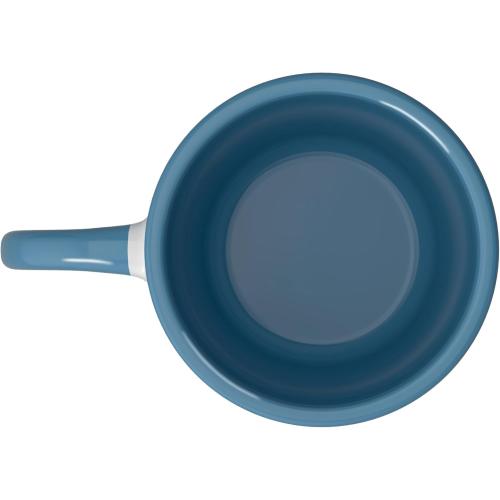 secret santa Ceramic Mug, Blue/White