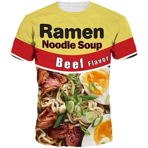 Keasmto Large 3D Print Cool T Shirts Graphic Design Casual Summer Short Sleeve Fashion Tees Shirt for Men Women