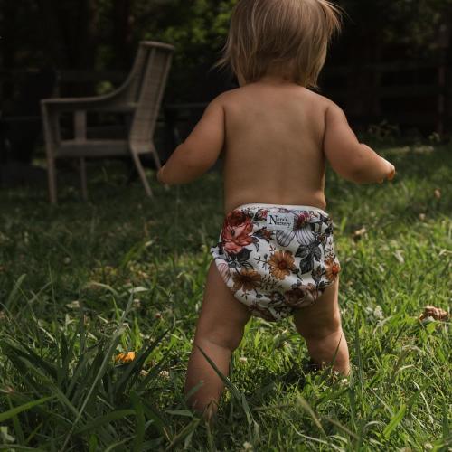 Nora's Nursery Reusable Swim Diapers and Wet Bag - One Size Fully Adjustable - Harlow Swim 3 Pack with Wet Bag