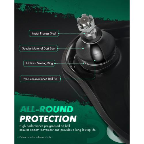 SCITOO ES800717 ES800718 Front Outer Tie Rod End fit 11-14 for Hyundai Sonata for Kia for Sportage 10-15 for Hyundai Tucson 11-15 for Kia Optima Suspension Pack of 2