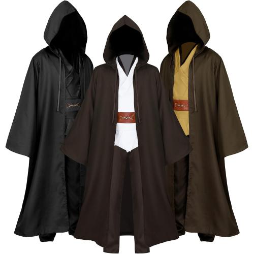Size M ...Tunic Costume Adult Hooded Robe Full Set Outfit Men's Halloween Knight Cosplay Costume Uniform