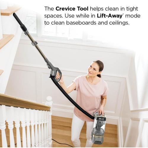 Shark | Upright Vacuum Cleaner for Home | Rotator Lift-Away | No Hair Wrap | HEPA Filter | Lightweight Bagless Vacuum for Pet Hair | LED Headlights For Carpets & Hardwood Floors | Silver | LA502