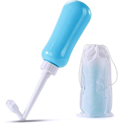 Portable Bidet Travel Large Capacity 15.8oz Personal Toilet Handheld Blue