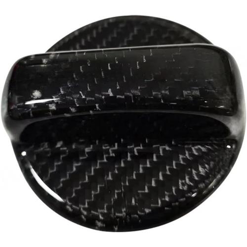 Racing Carbon Fiber Style Gazoo Gas Fuel Cap Cover Compatible For Toyota GR Gazoo Racing/Supra/Corolla Parts Sport 86 Yaris Grmn