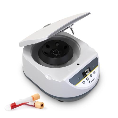 LAB FISH LC-6S Centrifuge, 6x2/5/10/15ml Tubes | 500-5000RPM low speed, max 3074xg RCF, timer, benchtop centrifuge machine for PRP, plasma & lab sample separation‼️missing cotton rolls and other small items‼️