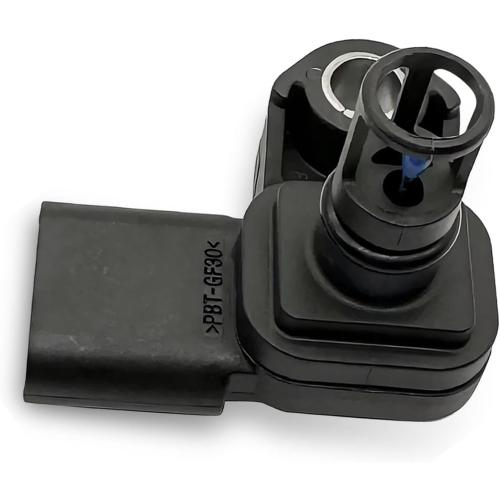 Shakas Manifold Absolute Pressure Map Sensor, Automotive Intake Pressure Sensor, Retrofit Replacement OEM #12681993 12670600 12707766 5S15725 Part, Compatible with GMC Chevrolet (Black)