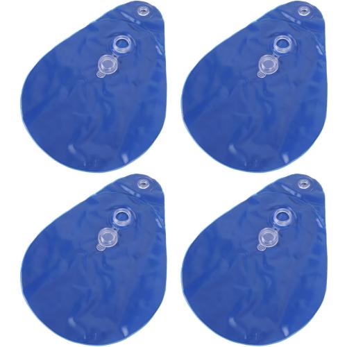 CDQL 10PCS Pool Cover Weights, Swimming Pool Cover Hanging Bag Water Bags, PVC Winter Pool Tarp Hanging Water Bag for Hot Tub (Type 2)