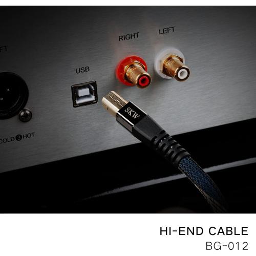 SKW Audiophiles USB 2.0 DAC Audio Cable USB Type A to USB Type B Printer Cable for Computer to DAC, Sound Card, or Headphone Amplifier 3.2ft(1m)