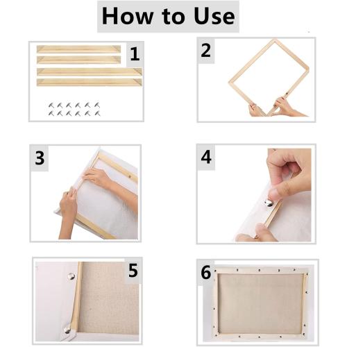 40X50 cm Wooden Frame DIY Picture Frames Art Suitable for Home Decor Painting Digital Diamond Drawing Paintings, Display Pictures 16x20 picture frames for wall (2PCS-40 * 50 CM)
