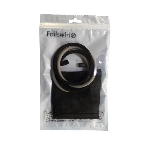 Foilswirl Patella Knee Band Basketball Knee Strap,4,Black and Gray,M