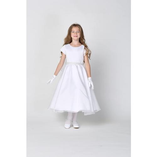 Made in USA - White First Communion Dresses for Girls 7-16 Plus Size - Vestidos de Primera Comunion para Niñas size 16X