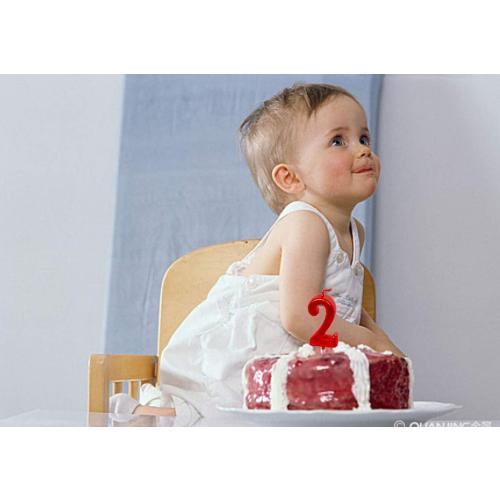 Red Birthday Candles 2 Candle 2nd Two Years Cake Bady Roman Numberal Cool Number Candle No 20 21 22 23 25 24 26 28 27 29