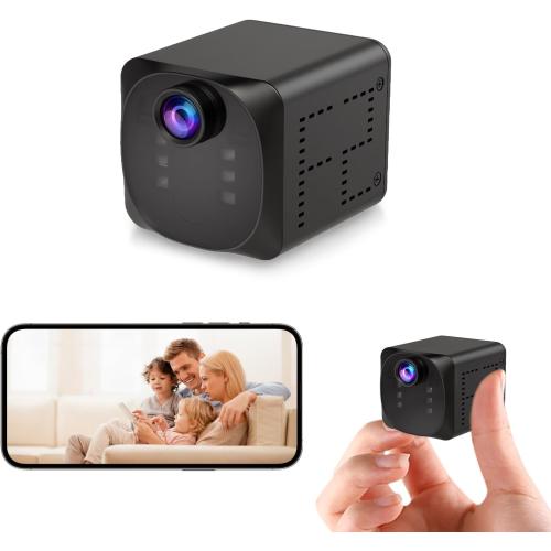 Mini Camera 4K HD WiFi Wireless Security Camera with Motion Detection, Night Vision App Control, Cloud & SD Storage Support- Ideal for Pet, Baby, and Nanny Surveillance