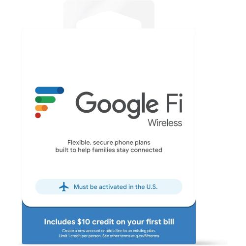 Google Fi Wireless SIM Kit Talk/Text/Data (2PK)