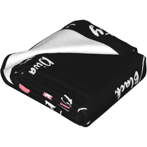 Sorority Gifts for Women Paraphernalia Blanket Warm Ultra Soft Flannel Blanket Living Room Bedroom Sofa Decoration (50X40)