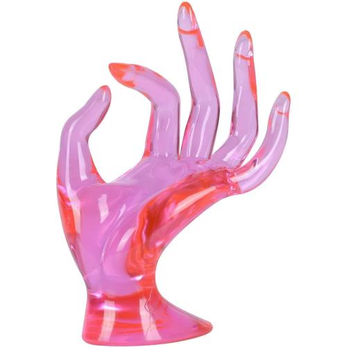 ChezMax Jewery Display Hand Ring Holder - Jewelry Organizer Stand, Necklace Stand, Preppy Jewelry Holder, Aesthetic Room Decor, Cute Y2k Room Decor for Women
