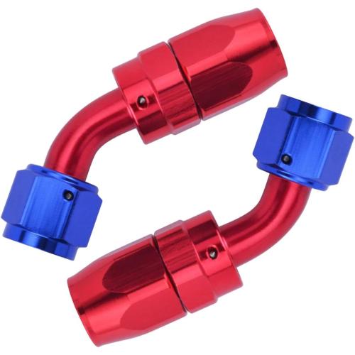 12FT 6AN 3/8 Fuel Line Hose Braided Stainless Steel w/6pcs AN6 Hose Fitting Kit