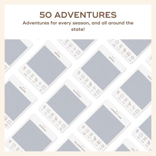 Reach International Outfitters Pennsylvania Adventure Bucket List: 50 Scratch-Off Cards for Outdoor Activities, Tourist Attractions, and Road Trips - Perfect Travel Gift and Guide for Exploring