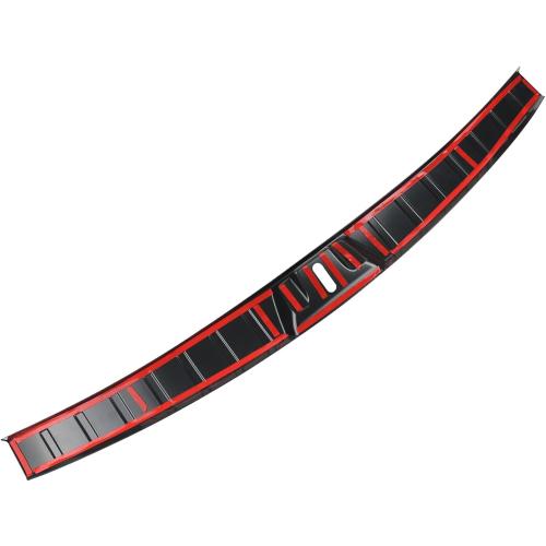 Interior Rear Bumper Protector Guard Accessory Trim Cover Anti-Scratch Resistant Trunk Door Entry Guards Compatible for Subaru Forester 2019-2024 (for Subaru Forester 2019-2024 (Carbon Fiber))