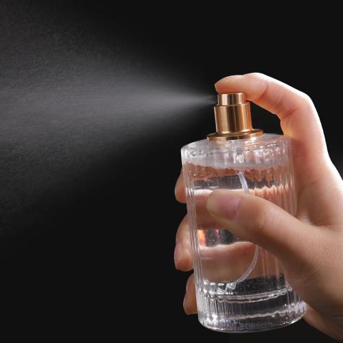 100ml/3.4 Oz Glass Spray Bottle Perfume Atomizer,Refillable Perfume Spray Bottle Perfume Bottles Empty with 3 Kinds of Perfume Dispenser (Round 100ml)