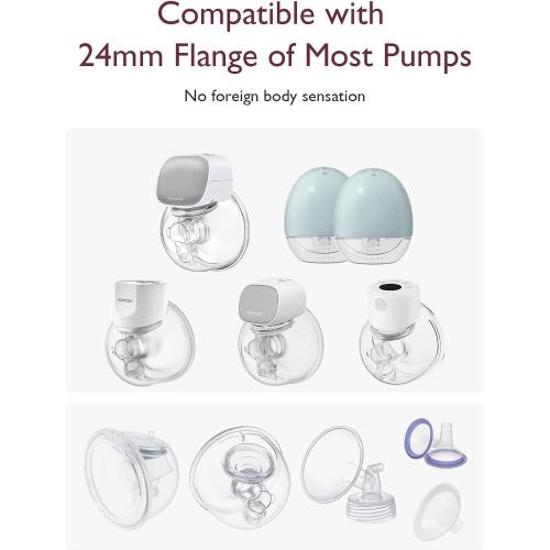 Momcozy S9Pro/S12Pro Replacement Accessories, Insert 15/17/19/21mm, 4 PCS