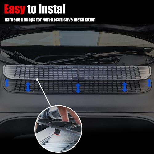 Air Intake Vent Grille Cover for Tesla Model Y 2025 Accessories - 2025 New Model Y Refresh Juniper Air Vent Cover Air Flow Vent Intake Air Conditioning Grille Model Y Interior Accessories