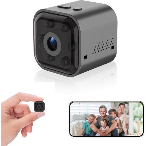Hidden Camera - 1080P HD WiFi Wireless Security Camera - Nanny Camera - Best Mini Car Cameras for Surveillance - Surveillance Camera with Motion Detection and Night Vision