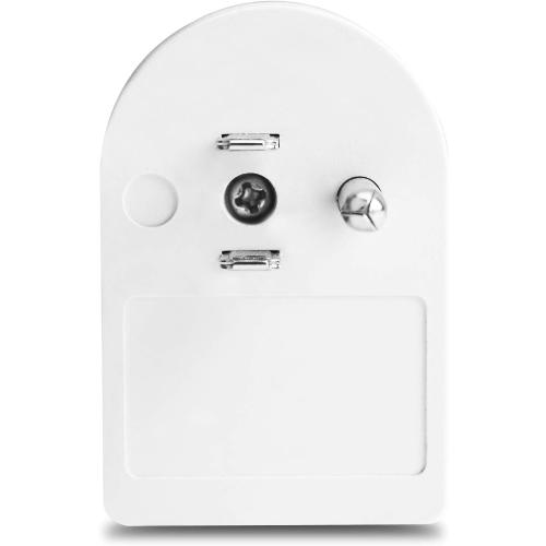 Single Surge Protector Plug, Grounded Outlet Wall Tap Adapter with Indicator Light, 1 Outlet,245J/125V, ETL, White, 4Pack