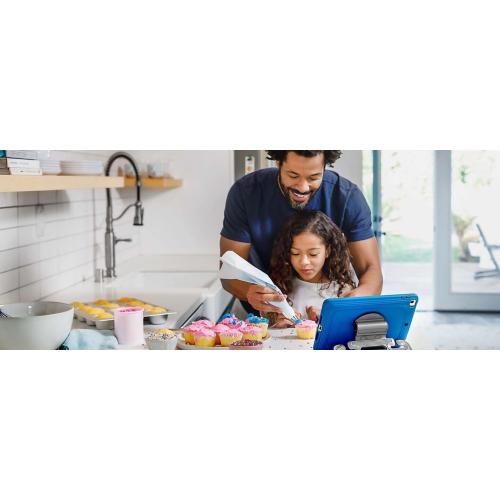 OtterBox Made for Kids Case for iPad 7th, 8th & 9th Gen (10.2 Display - 2019, 2020 & 2021 Version) with Kickstand & Car Headrest Mount Holder - (Empowered Pink)