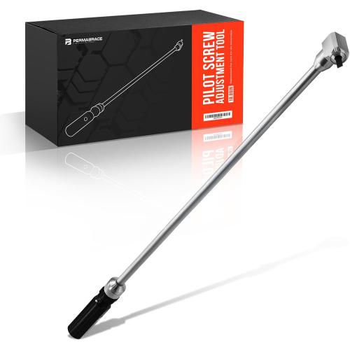 Pilot Screw Adjustment Tool 18.89 90 Degree Angled Head for No-Disassembly Tuning. Metal Replacement Tool for ATV, Dirt Bike, Motorcycle, UTV, Snowmobile & Small Engines.